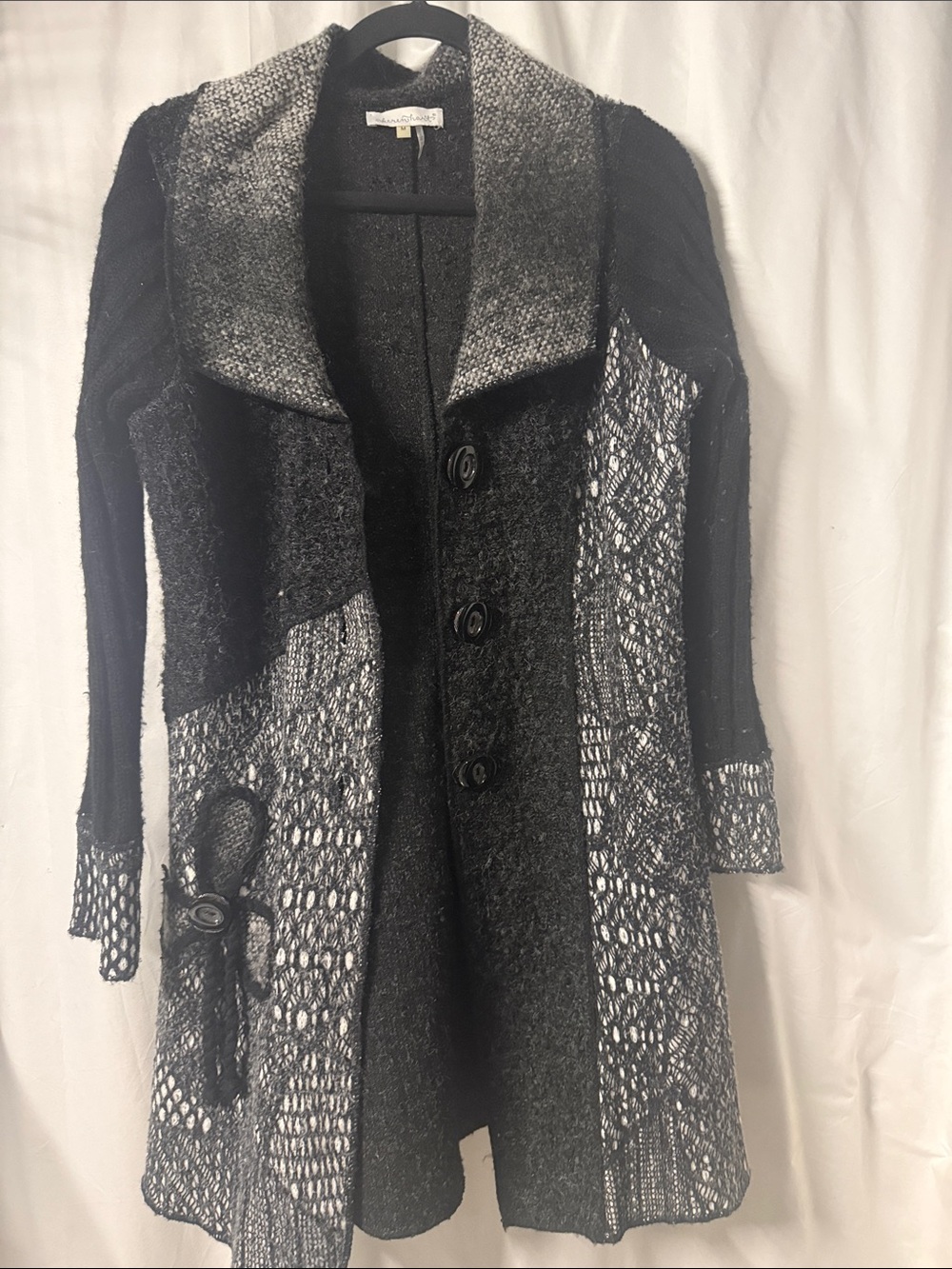 patchwork jacket produced by Keren Hart